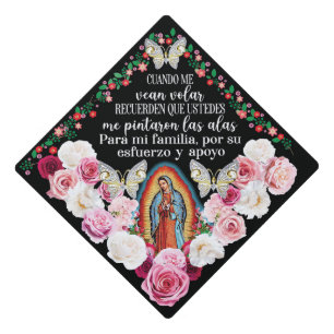 Spanish Themed When They See Me Fly Graduation Cap Topper