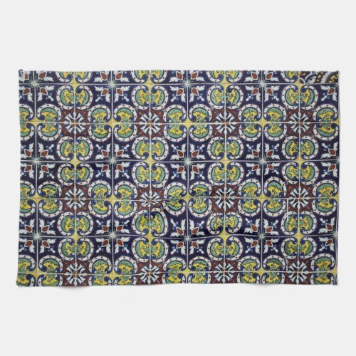 Spanish Tile in Mexico Kitchen Towel
