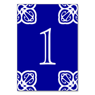 Spanish Tile Table Numbers