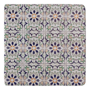 Spanish tiles design trivet