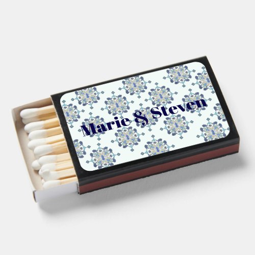 Spanish Tiles wedding Matchbox Matchboxes