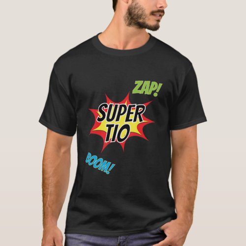 Spanish Uncle Gift Regalo Para Tio El Super Tio T_Shirt