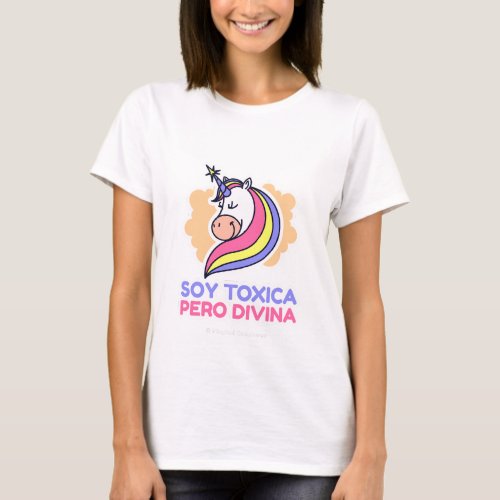 Spanish Unicorn Mujer Toxica  T_Shirt