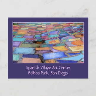 Spanish Village Art Center, Balboa Park, San Diego Postcard