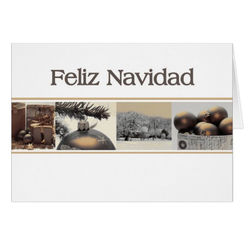 Spanish vintage style christmas card