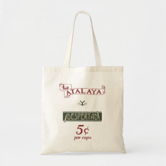 Spanish Watchtower and Awake 1930's Replica bag