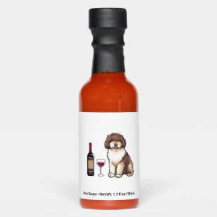 Spanish Water and wine Funny dog 1 Hot Sauces