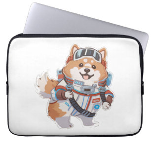 Spanish Water and wine Funny dog 1 Laptop Sleeve
