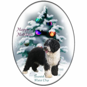 Spanish Water Dog Christmas Gifts Ornament