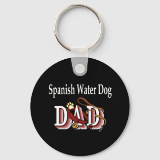 spanish water DOG DAD Keychain