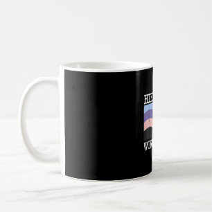 Spanish water dog hike more worry less graphic coffee mug