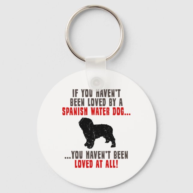 Spanish Water Dog Keychain (Front)