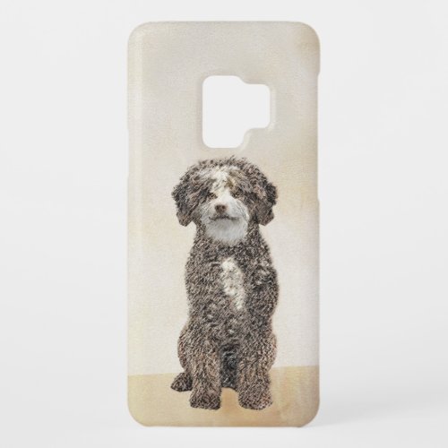 Spanish Water Dog Painting _ Cute Original Dog Art Case_Mate Samsung Galaxy S9 Case