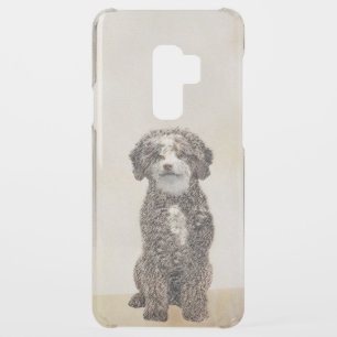 Spanish Water Dog Painting - Cute Original Dog Art Uncommon Samsung Galaxy S9 Plus Case
