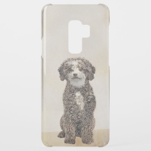 Spanish Water Dog Painting _ Cute Original Dog Art Uncommon Samsung Galaxy S9 Plus Case