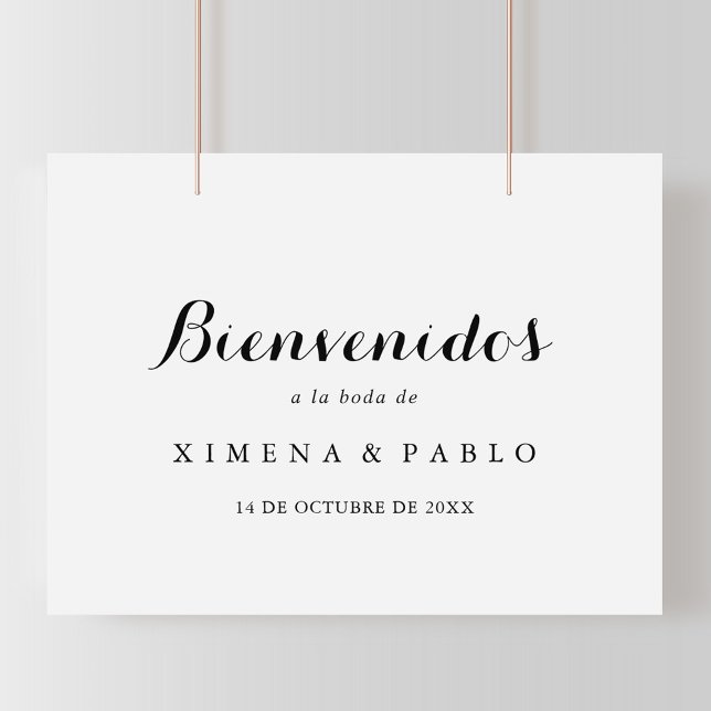Spanish Wedding Bienvenidos Sign (Creator Uploaded)