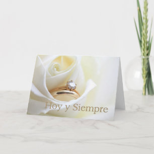 Spanish wedding congratulations card