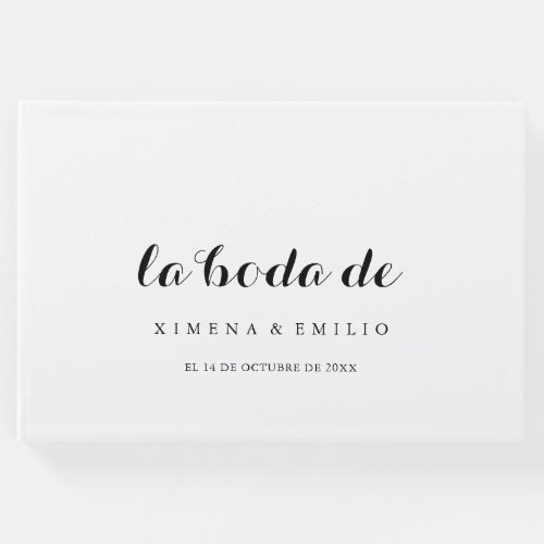 Spanish Wedding Guest Book