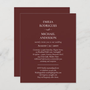 Spanish Wedding Invitation BILINGUAL Nuestra Boda