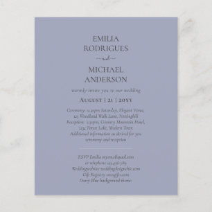 Spanish Wedding Invites BILINGUAL Budget Wedding Flyer
