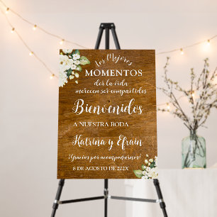 Spanish Wedding Welcome sign