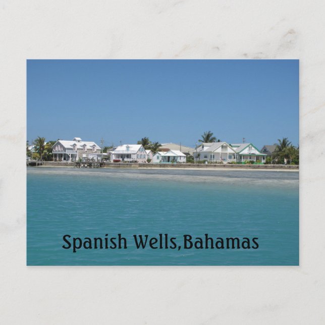 Spanish Wells,Bahamas Postcard (Front)