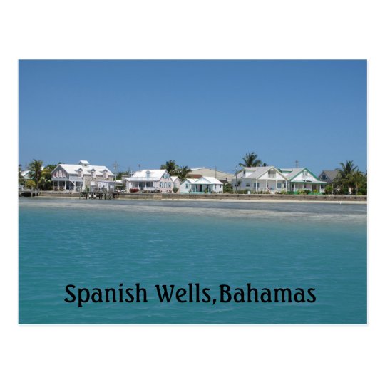 Spanish Wells,Bahamas Postcard