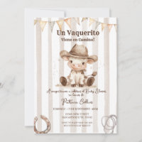 Spanish Western Vaquerito Cowboy Baby Shower