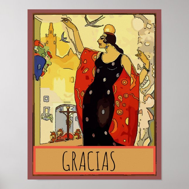 Spanish Wine, Vino Poster (Front)
