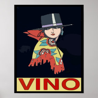Spanish Wine, Vino Poster