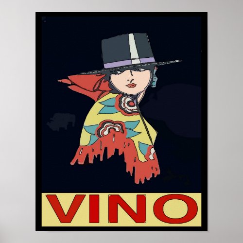 Spanish Wine Vino Poster