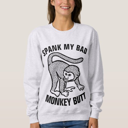 SPANK MY BAD MONKEY BUTT Funny T_Shirts