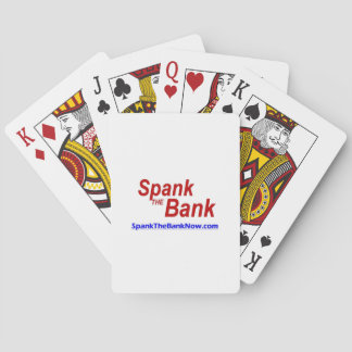 Spank The Bank Playing Cards