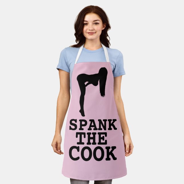 SPANK THE COOK SPANKING KITCHEN APRON (Worn)