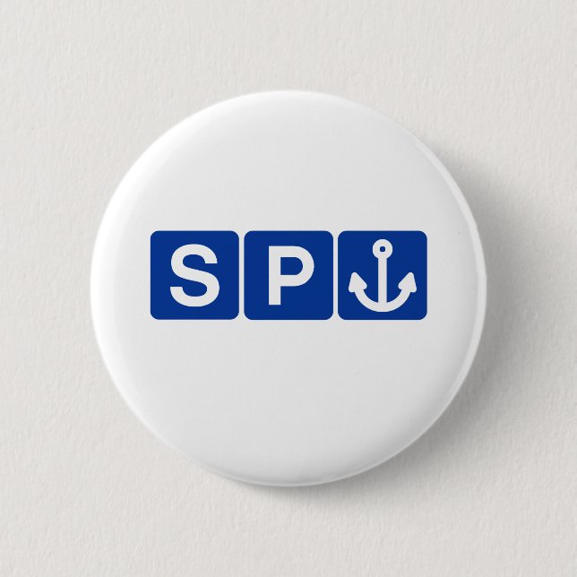 Spanker Symbol Joke Button (Front)