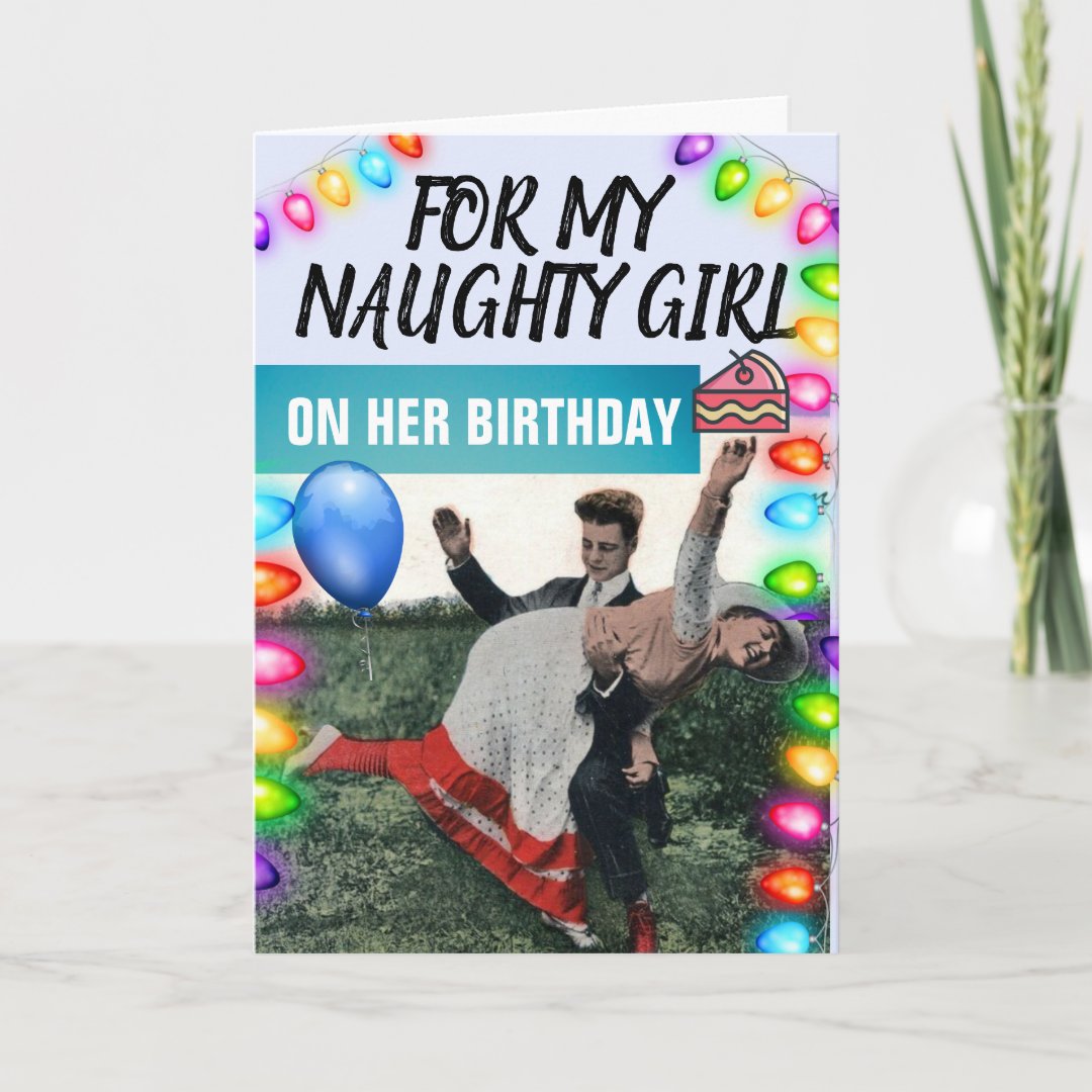 Spanking Birthday Card For Wife Or Girlfriend Zazzle