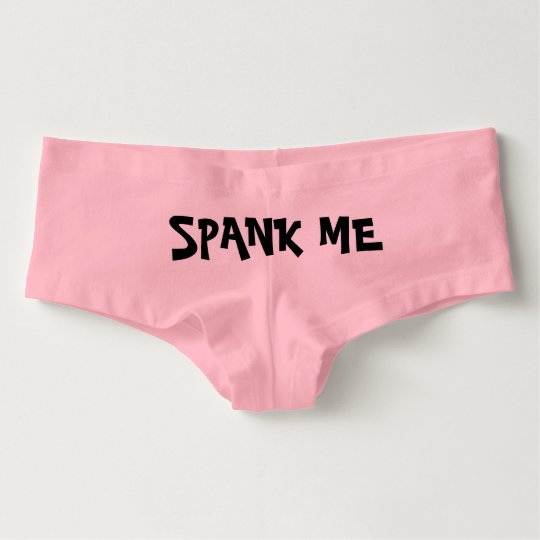 Spanking Pink Boyshorts Panties Funny Underwear | Zazzle.com