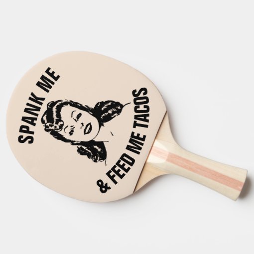 Spanking Retro Housewife Paddles Ping Pong Zazzle