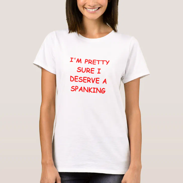 Cartoon Spanking Monkey Funny Joke  Color T-Shirt 