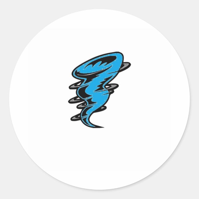 Spar 8-9 Flag Cyclone Under 8 Classic Round Sticker (Front)