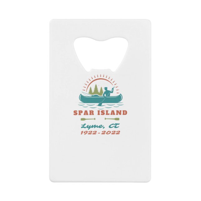 Spar Island Merch Credit Card Bottle Opener (Front)