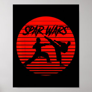 Spar Wars Karate Shotokan Martial Arts Poster
