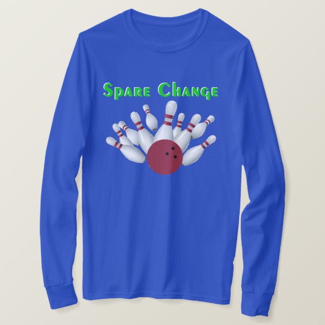 Spare Change Bowling Team T-Shirt (Design Front)