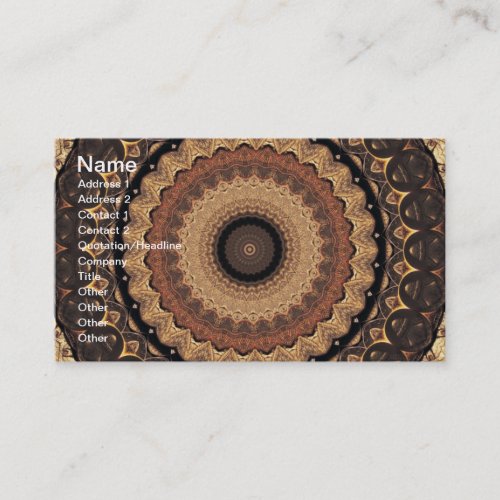 Spare Change Kaleidoscope Business Card