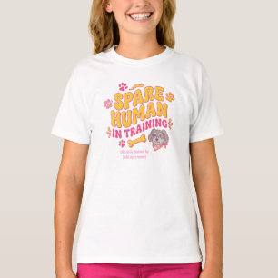Spare human dog personalised with name T-Shirt