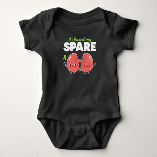 Spare Kidney Organ Transplantation Baby Bodysuit