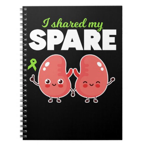 Spare Kidney Organ Transplantation Notebook