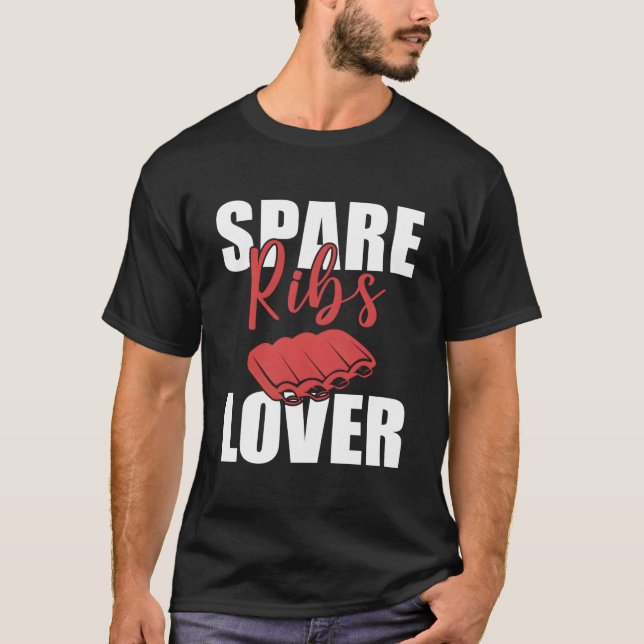 Spare Ribs Bbq T-Shirt (Front)