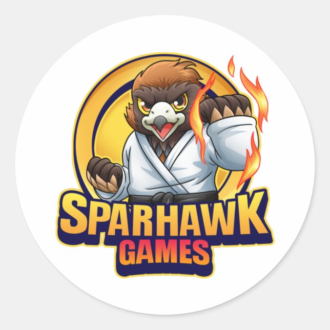 SparhawkGames sticker (Front)