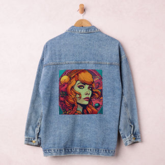 "Spark and Shine Cartoon-Printed Jacket for Girls'